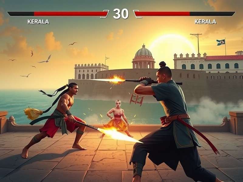 Kochi Battle Vanguard character classes showcasing Kerala martial arts