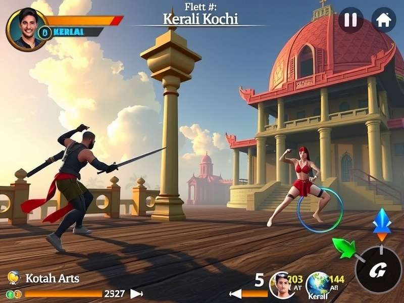 Kochi Battle Vanguard gameplay screenshot showing tactical combat in Fort Kochi